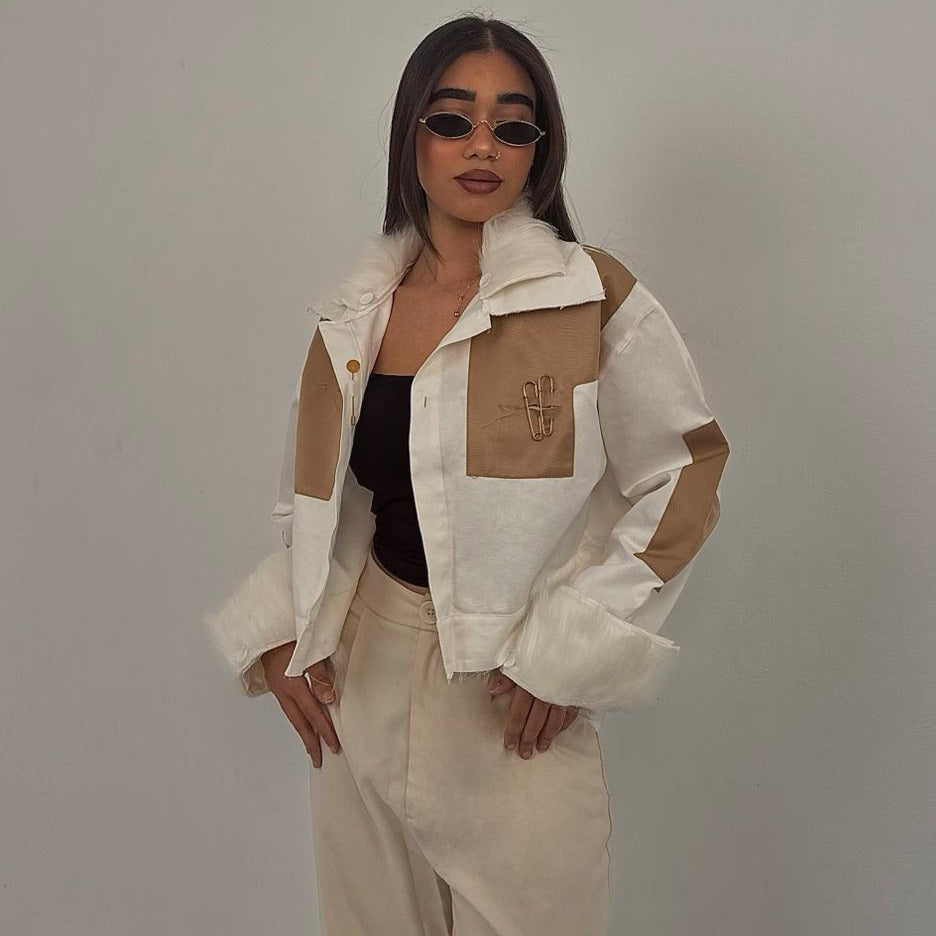 Our White Gabardine Jacket